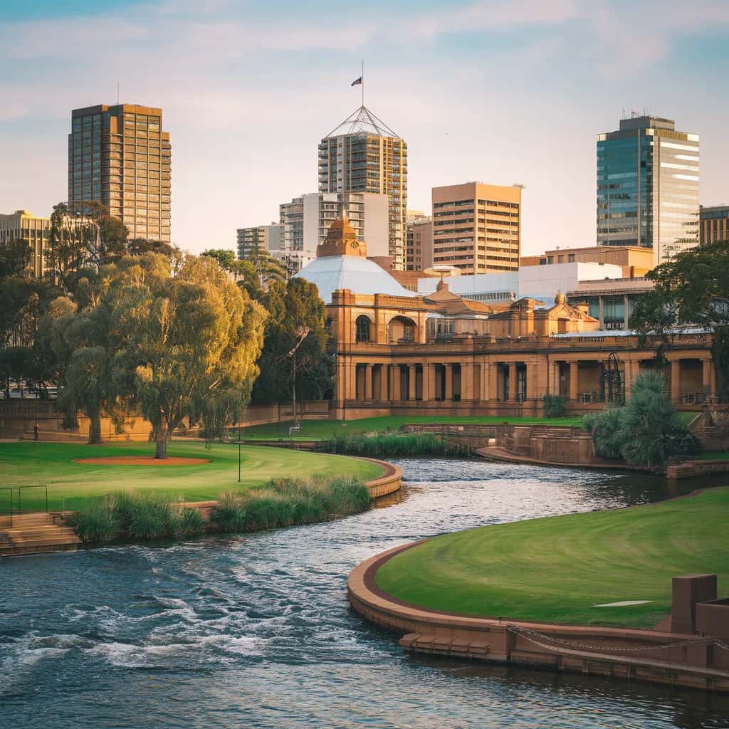 Adelaide street view during June