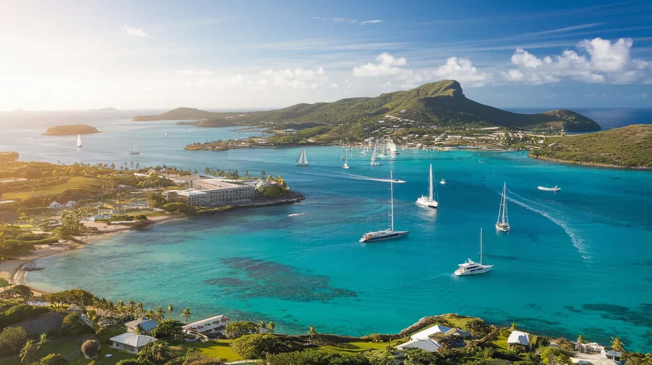 St. John's weather and climate - scenic view of St. John's, Antigua and Barbuda