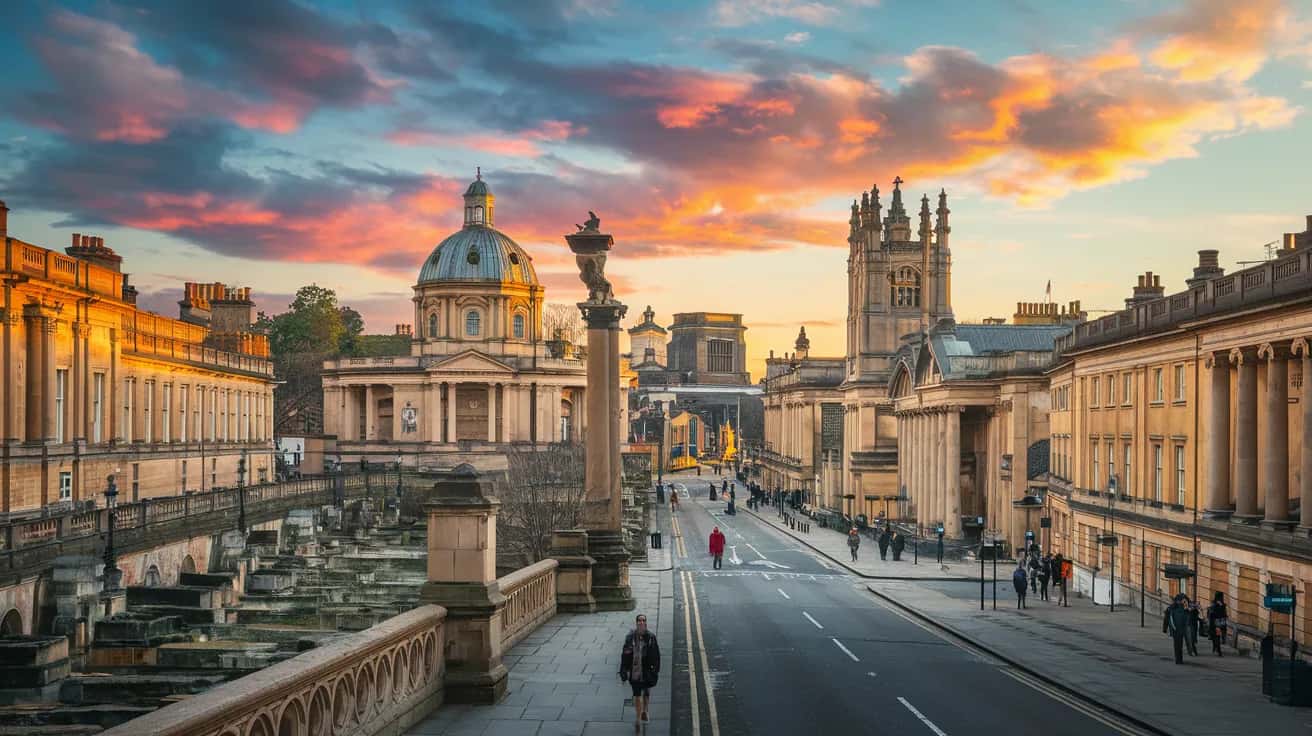 Bath weather and climate - scenic view of Bath, United Kingdom