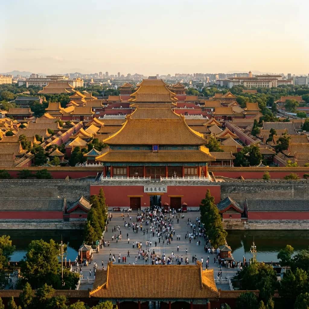 Beijing street view during April