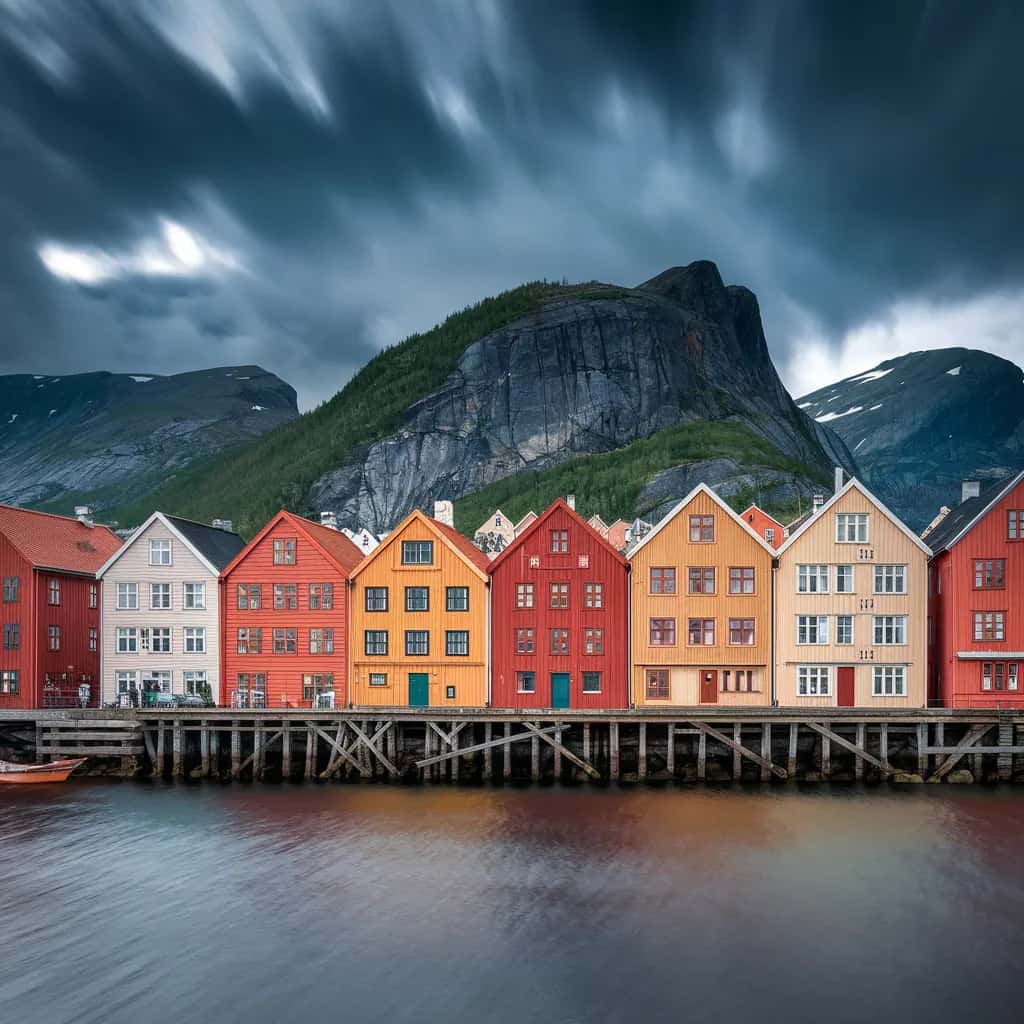 Bergen weather and climate - scenic view of Bergen, Norway