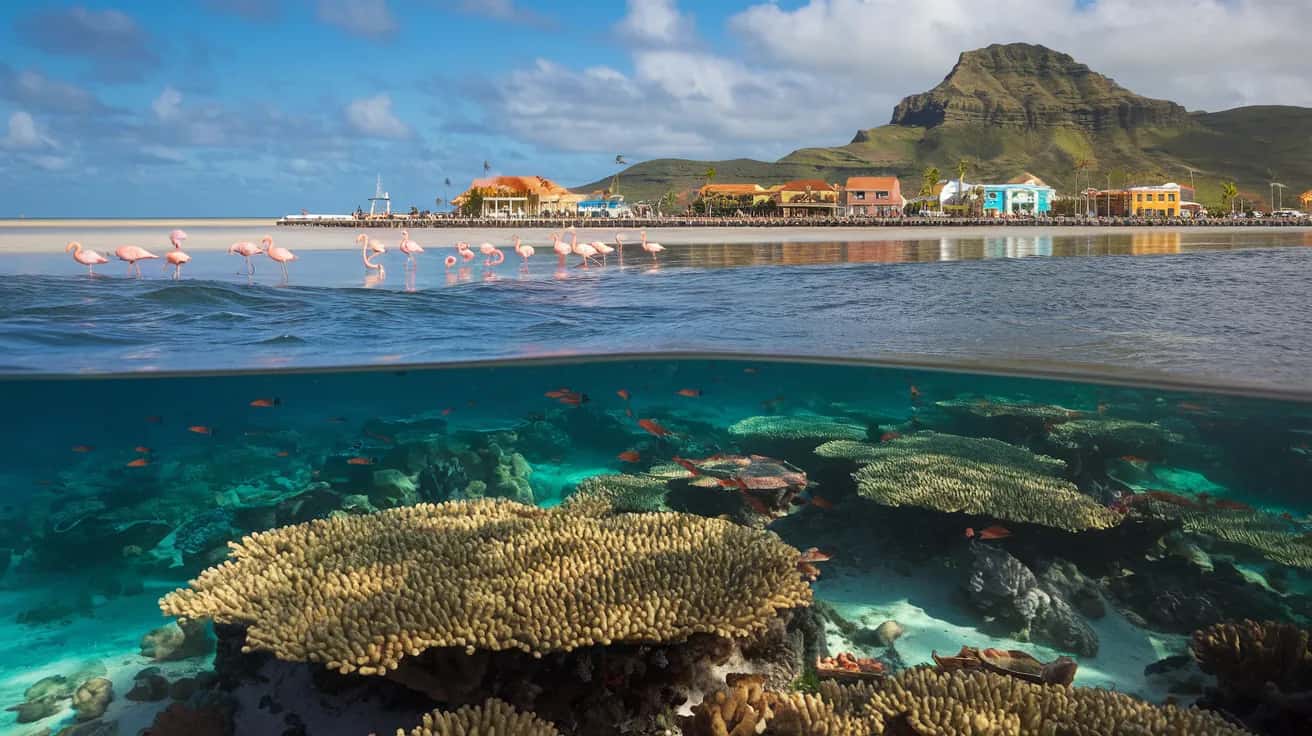 Kralendijk street view during May