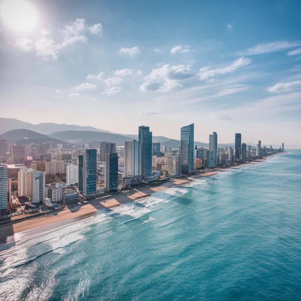 Busan street view during September