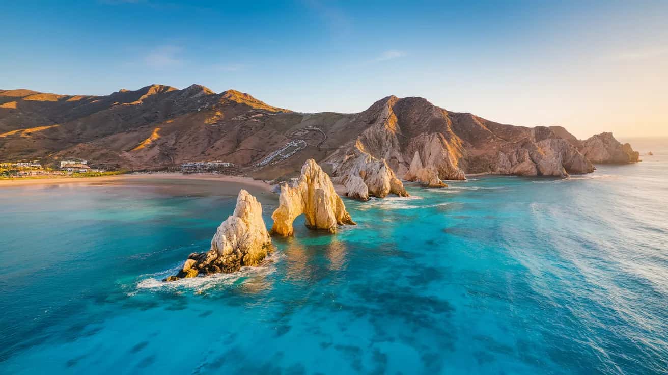 Cabo San Lucas street view during August