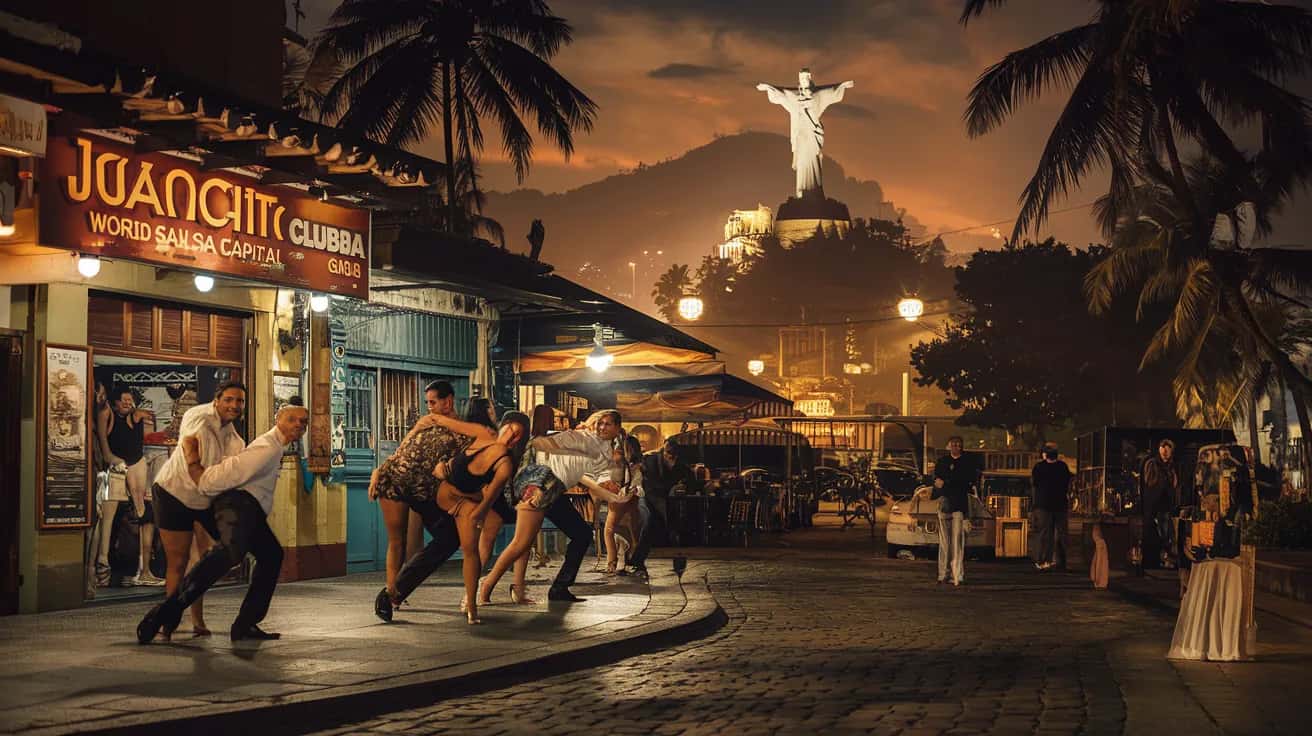 Cali street view during January