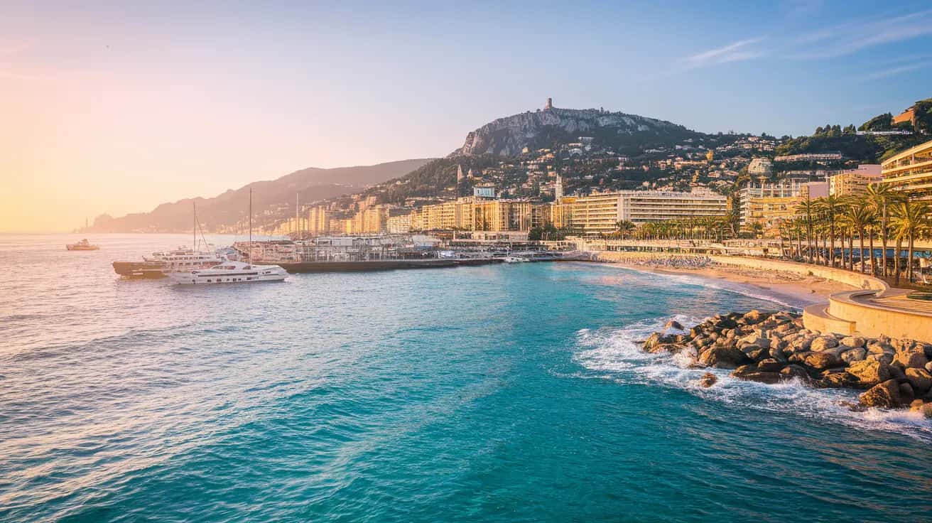 Cannes street view during September