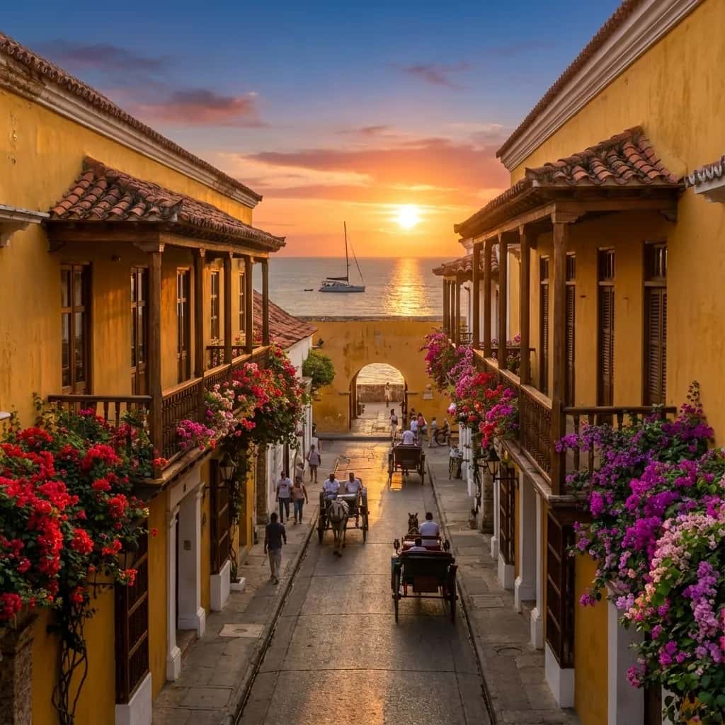 Cartagena weather and climate - scenic view of Cartagena, Colombia