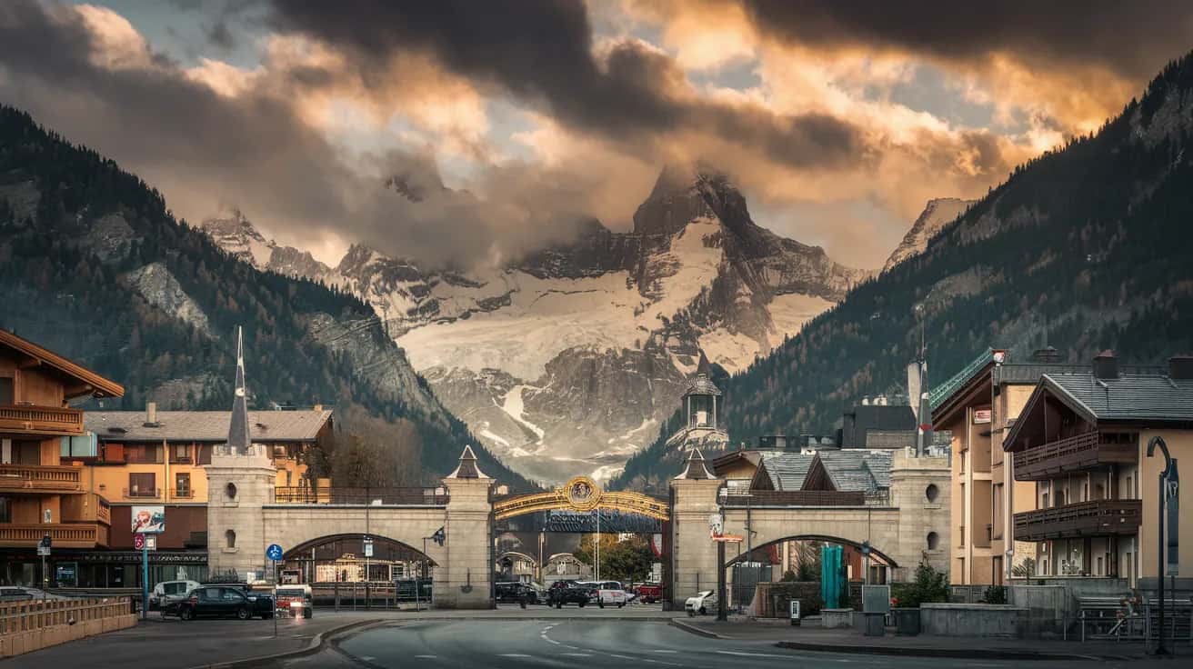 Chamonix weather and climate - scenic view of Chamonix, France