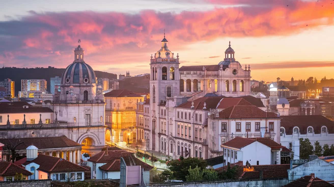 Coimbra weather and climate - scenic view of Coimbra, Portugal