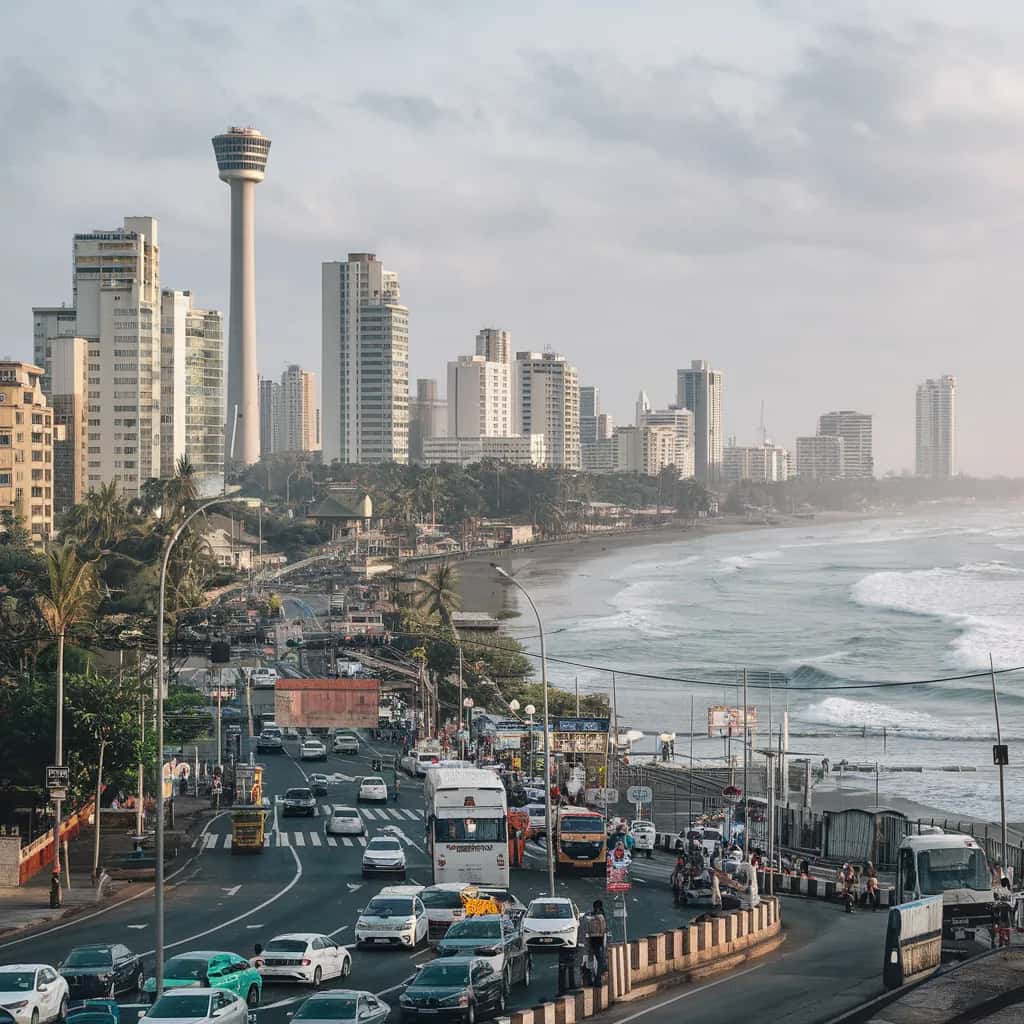 Colombo street view during September