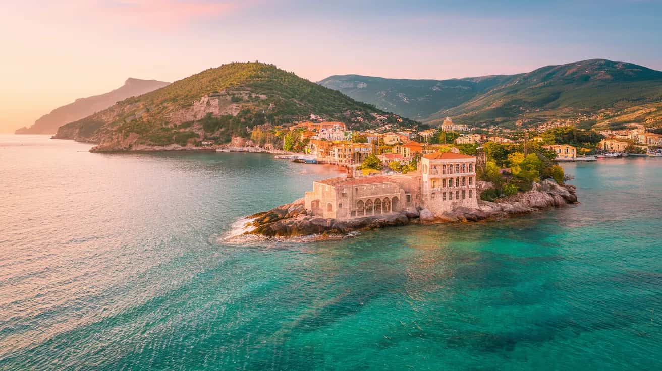 Corfu weather and climate - scenic view of Corfu, Greece