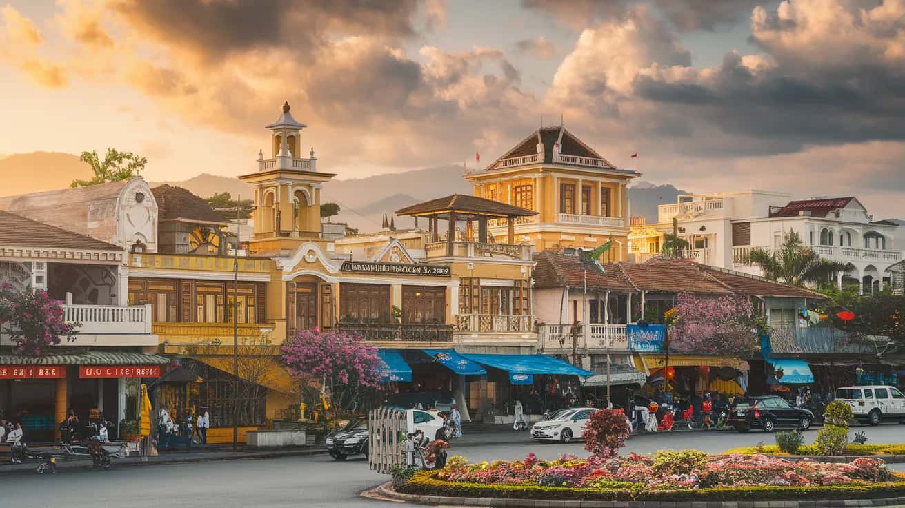 Dalat weather and climate - scenic view of Dalat, Vietnam