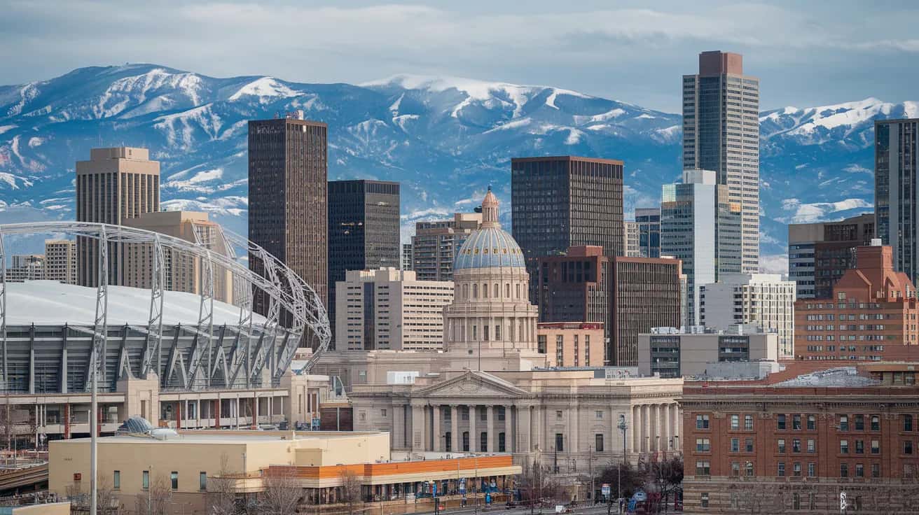 Denver weather and climate - scenic view of Denver, United States