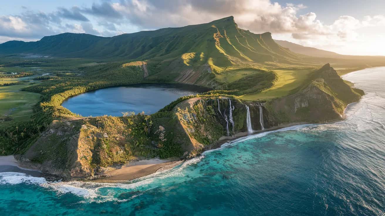 Roseau street view during October