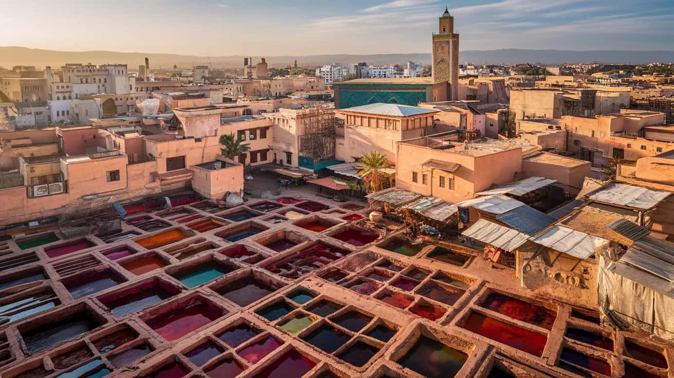 Fes weather and climate - scenic view of Fes, Morocco