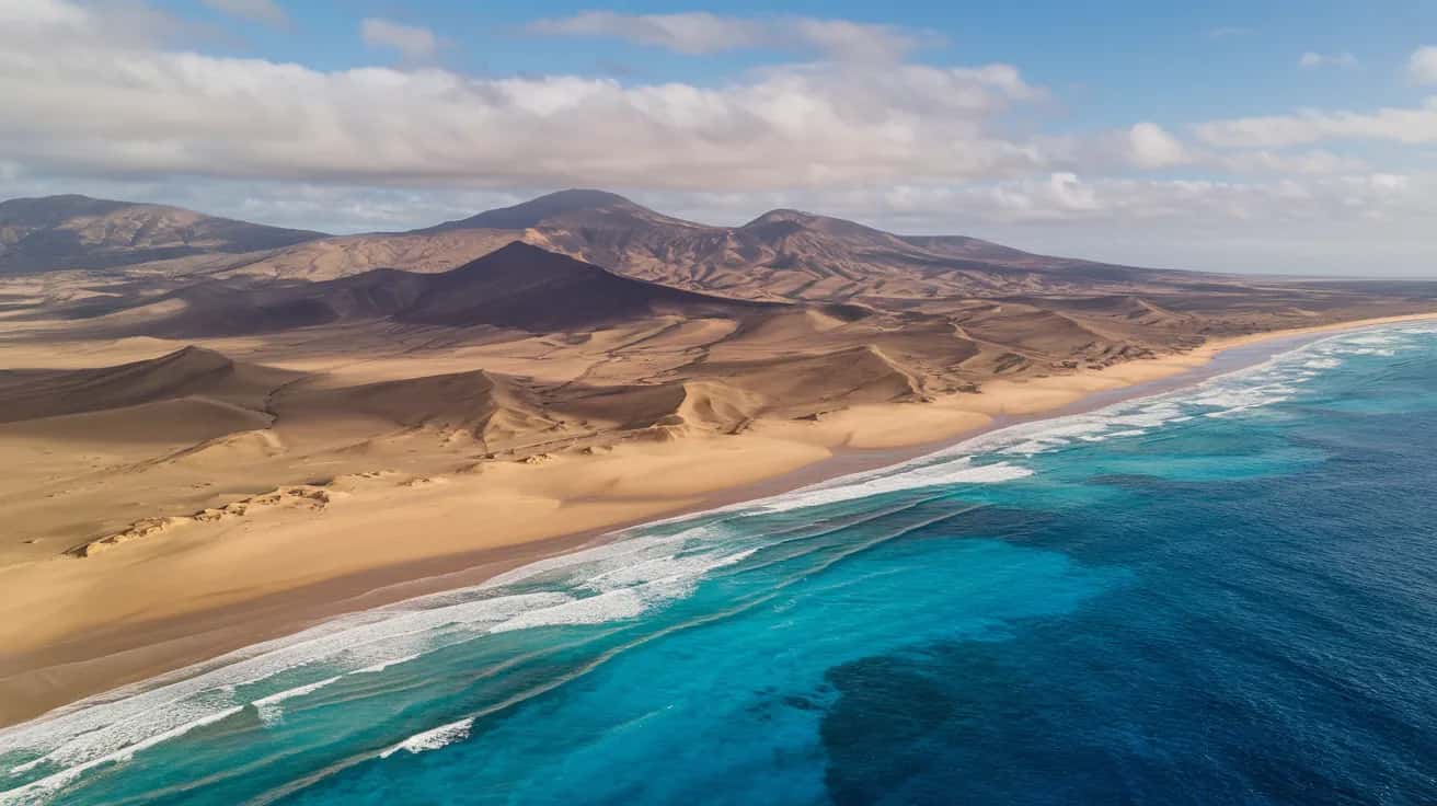 Fuerteventura street view during October
