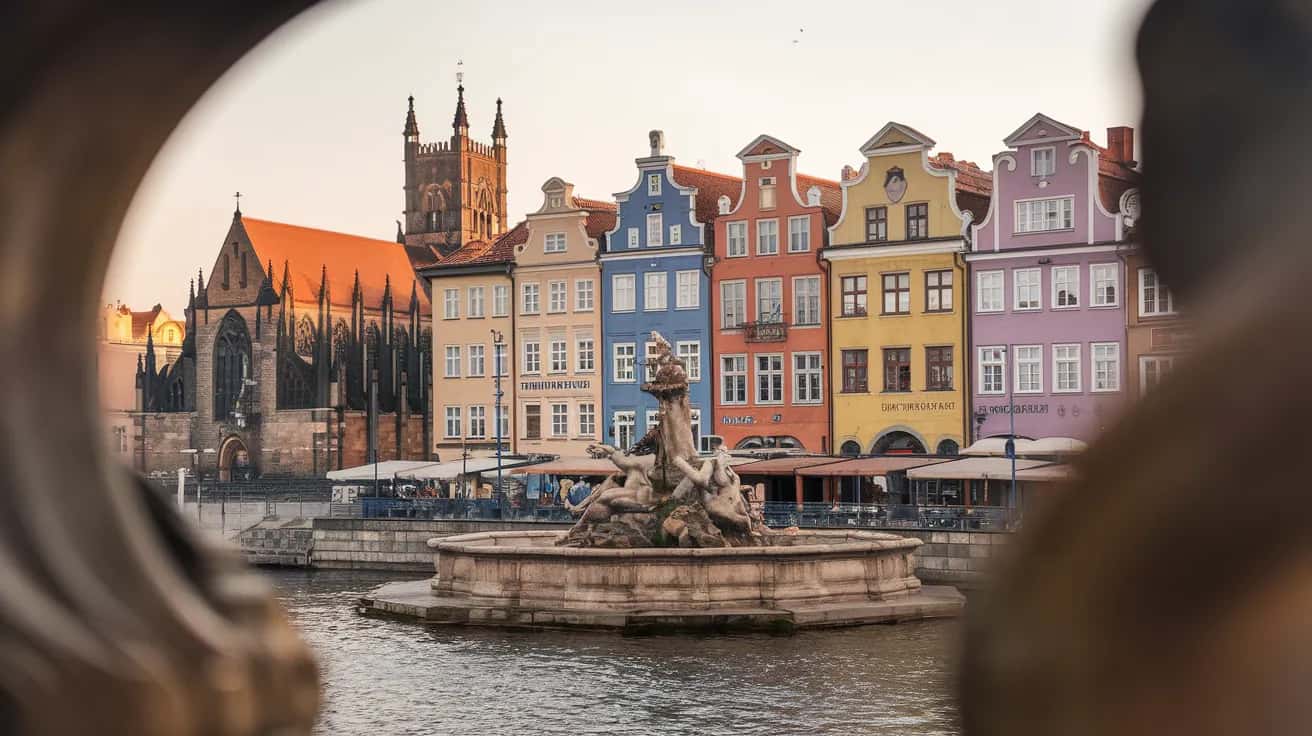 Gdańsk weather and climate - scenic view of Gdańsk, Poland