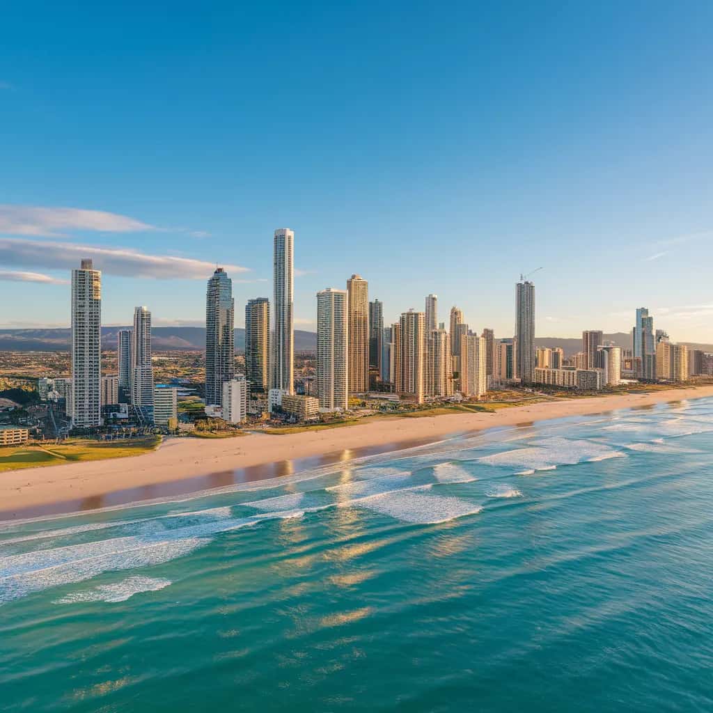 Gold Coast weather and climate - scenic view of Gold Coast, Australia
