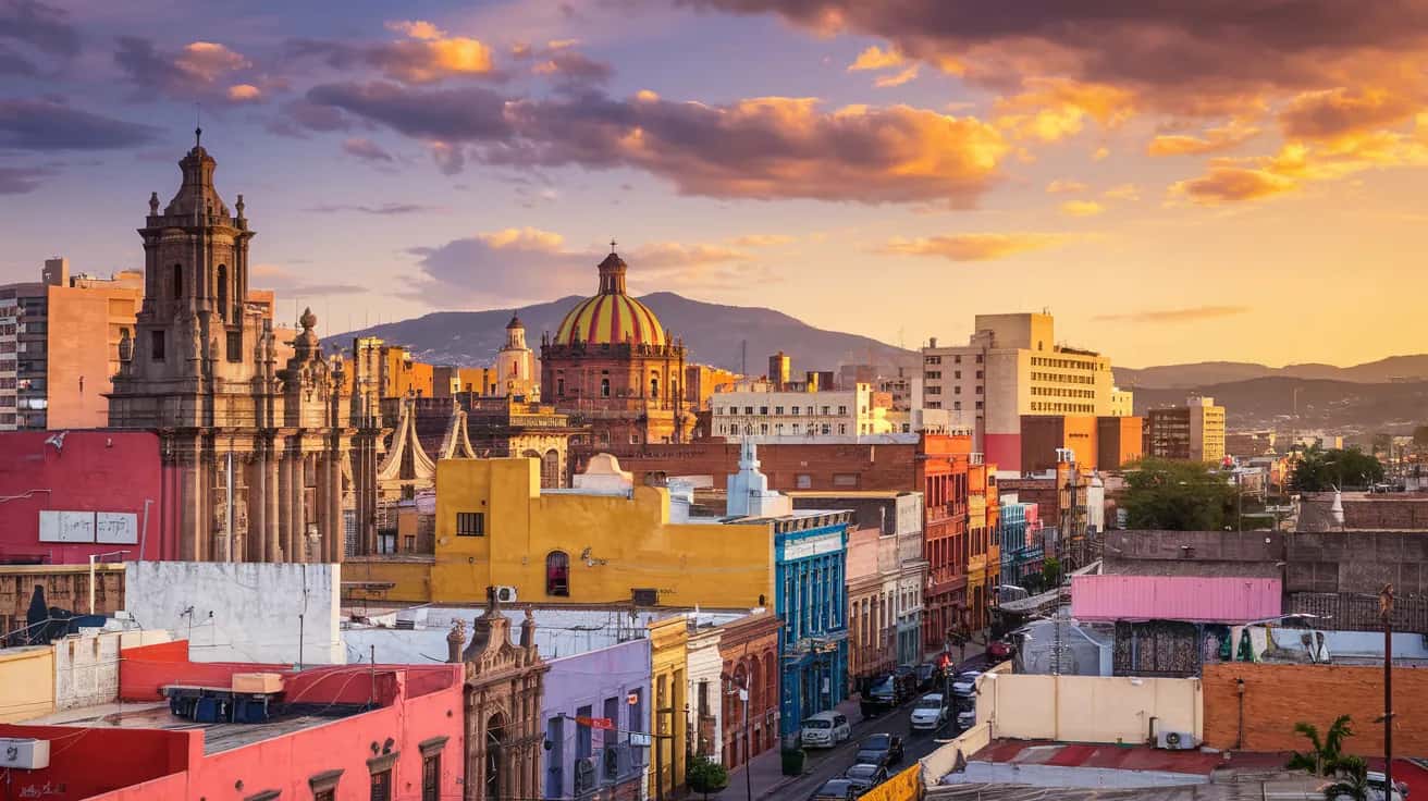 Guanajuato weather and climate - scenic view of Guanajuato, Mexico