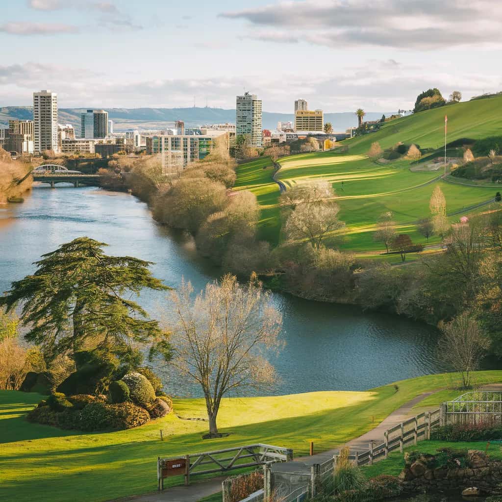 Hamilton weather and climate - scenic view of Hamilton, New Zealand