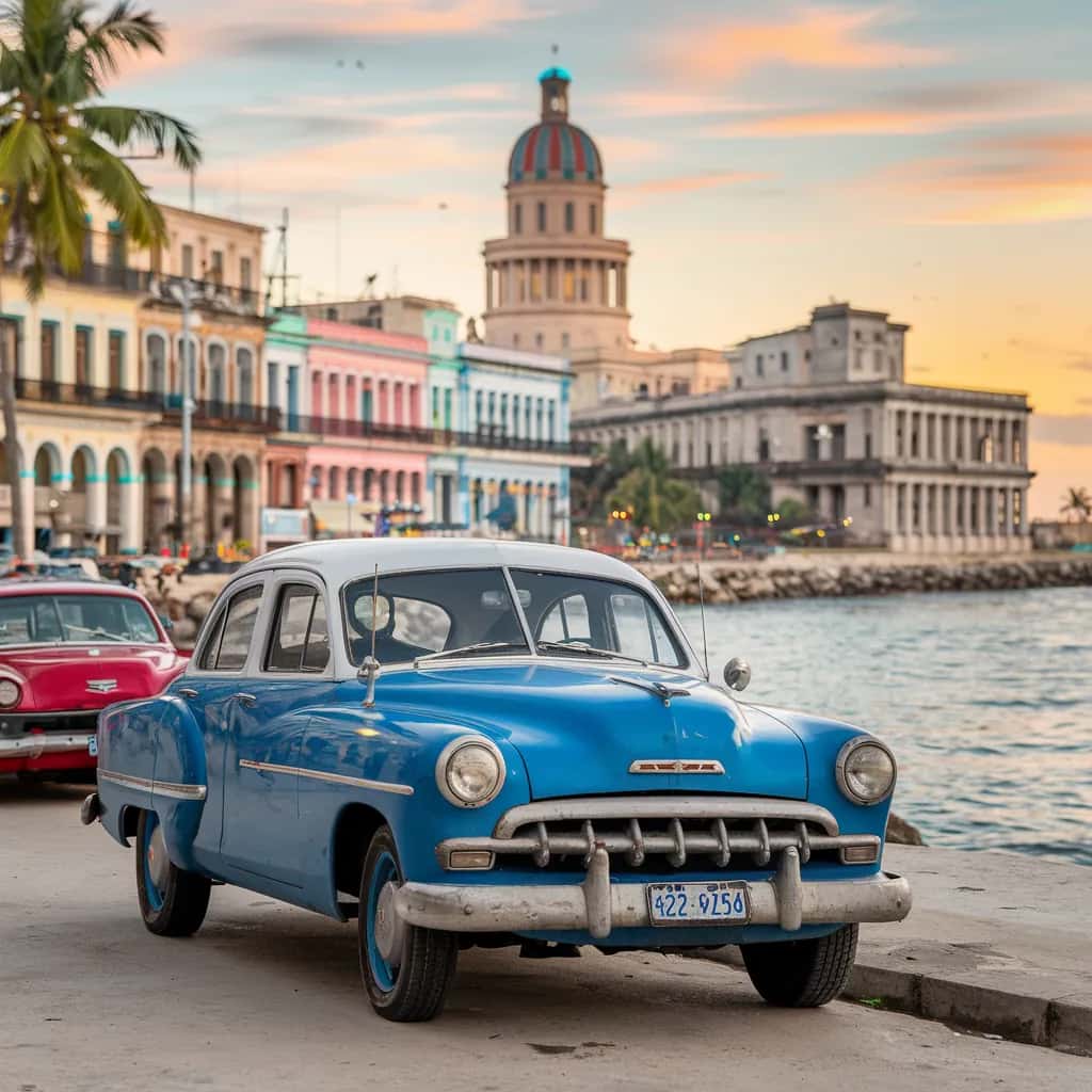Havana street view during March