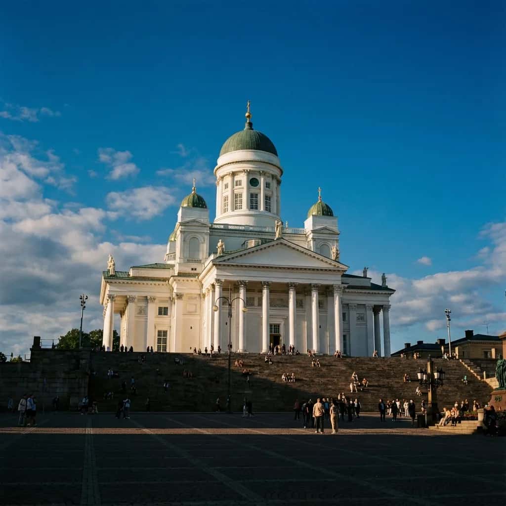 Helsinki weather and climate - scenic view of Helsinki, Finland