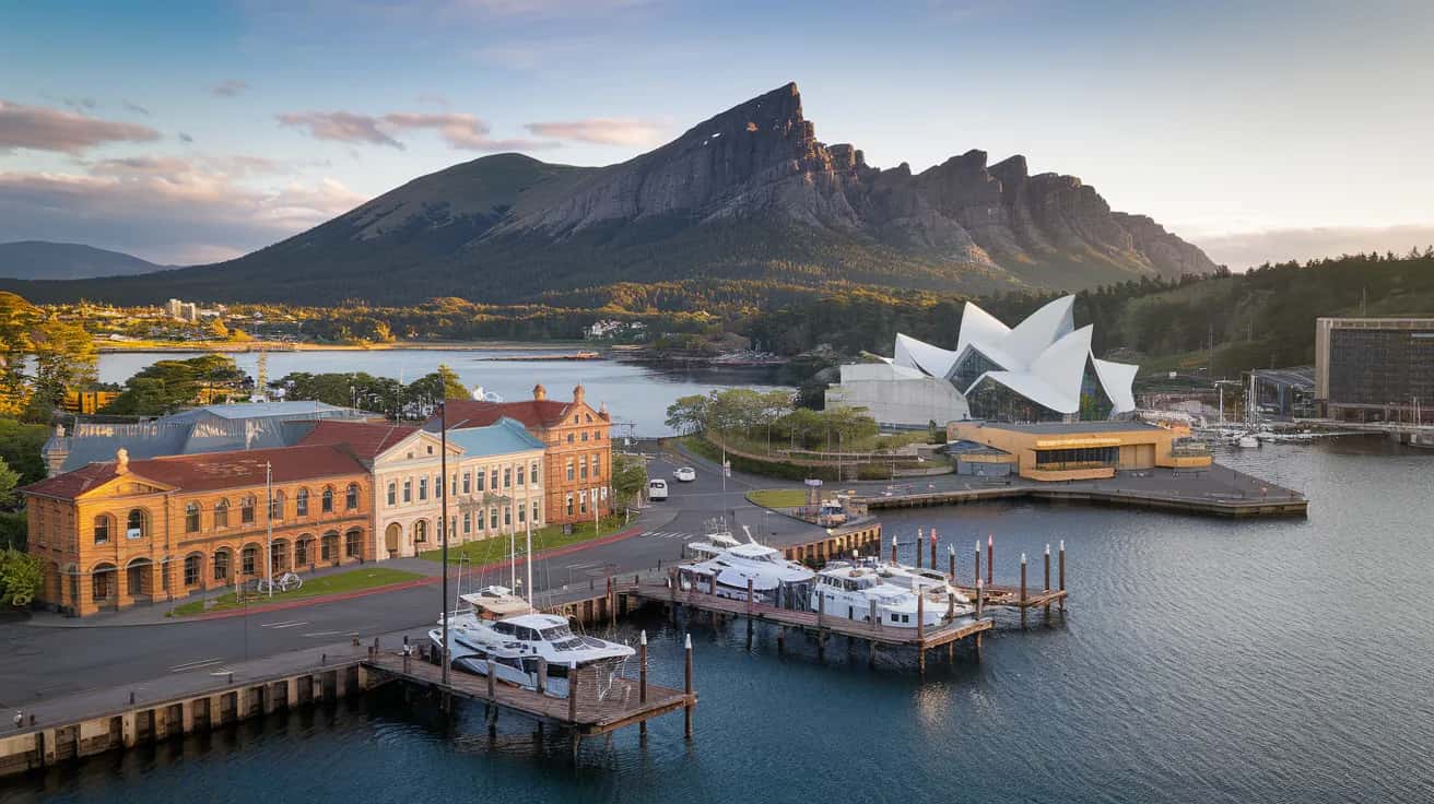 Hobart weather and climate - scenic view of Hobart, Australia