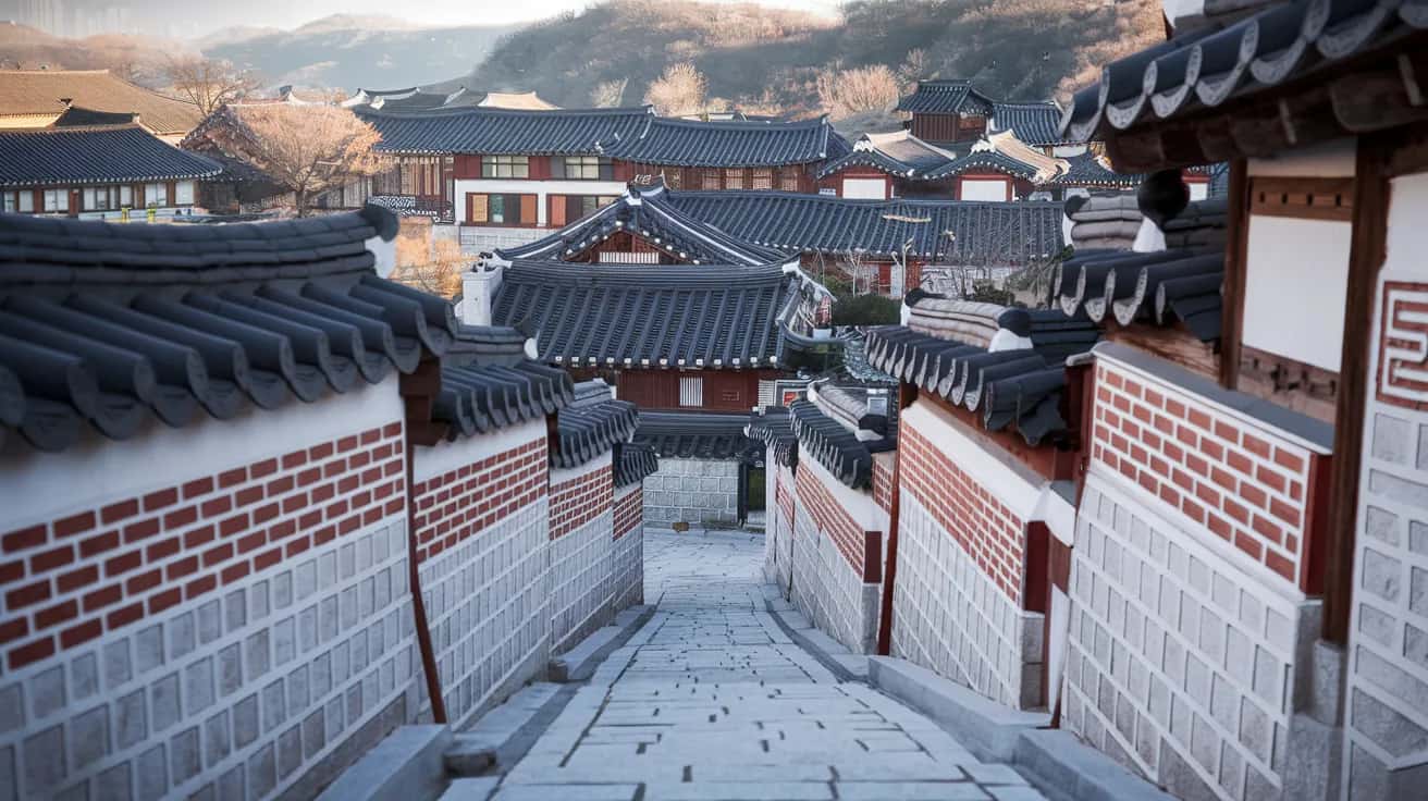 Jeonju street view during May