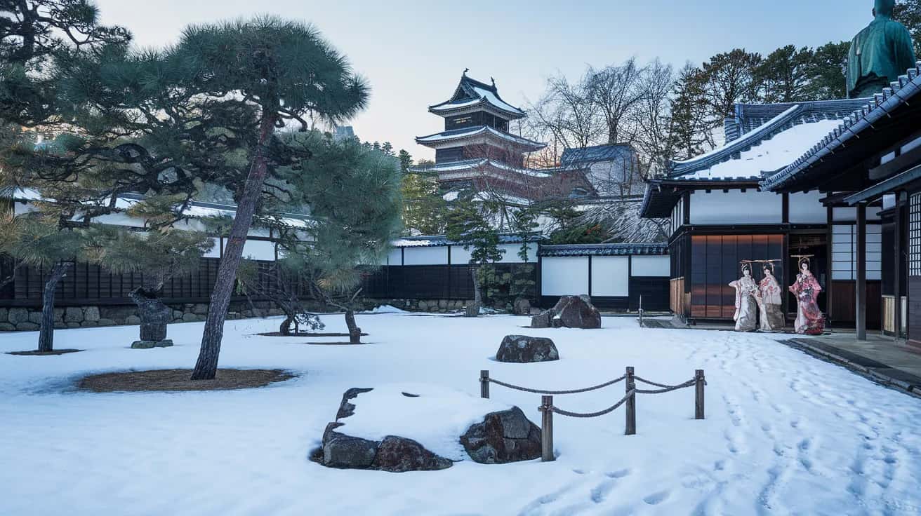 Kanazawa weather and climate - scenic view of Kanazawa, Japan