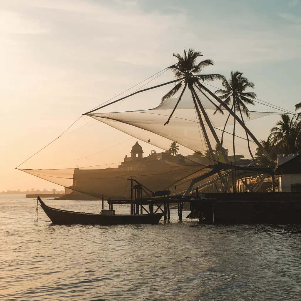 Kochi street view during February