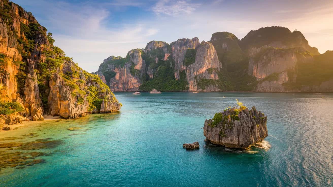 Koh Phi Phi weather and climate - scenic view of Koh Phi Phi, Thailand