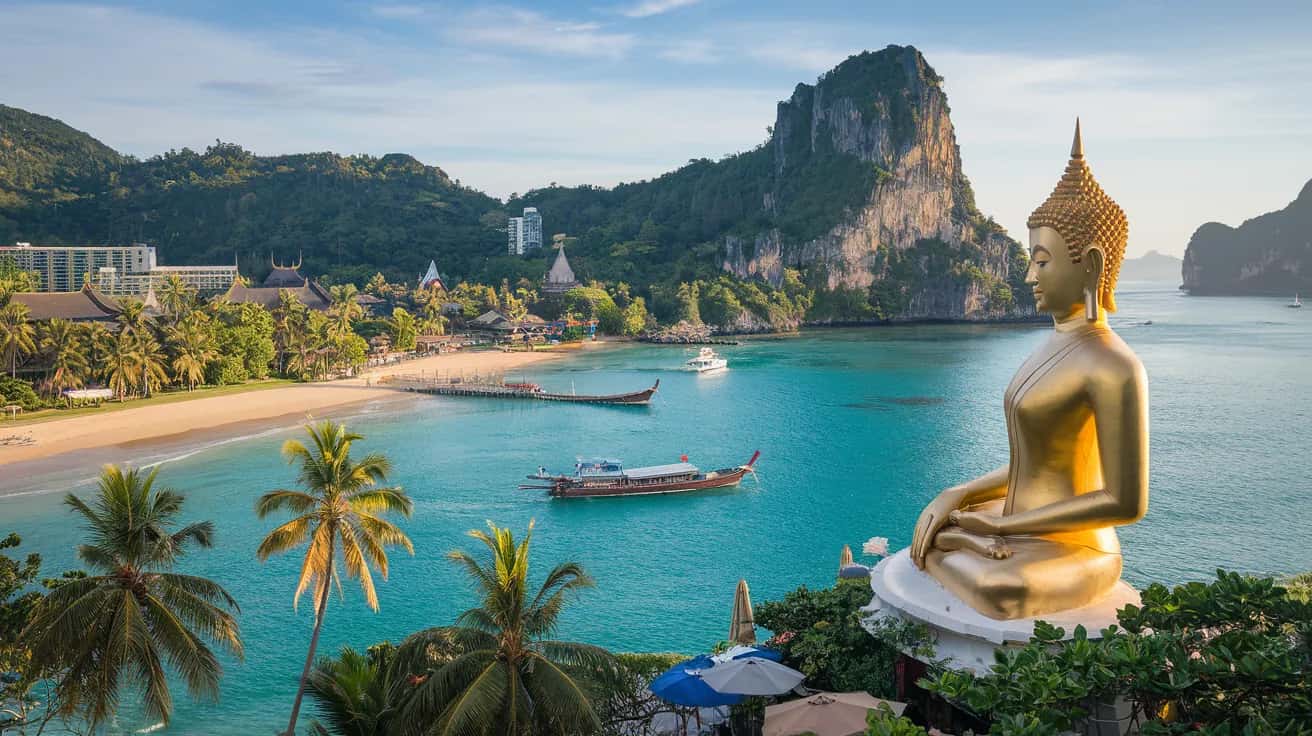 Koh Samui street view during May