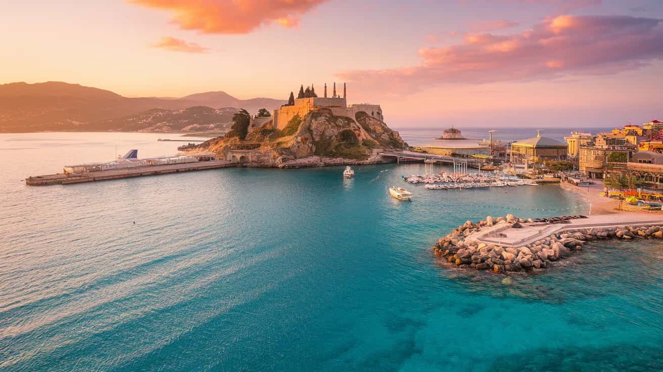 Kuşadası weather and climate - scenic view of Kuşadası, Turkey