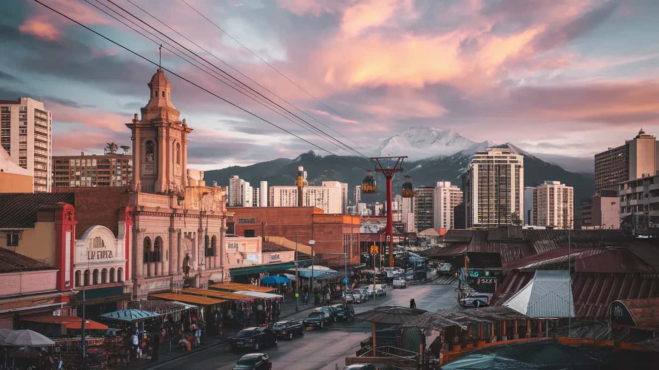 La Paz weather and climate - scenic view of La Paz, Bolivia