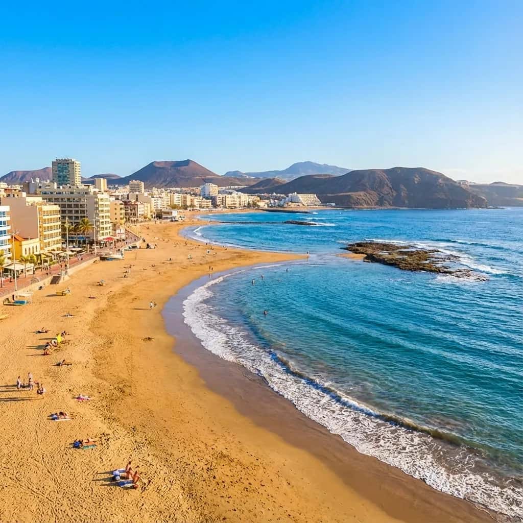 Las Palmas weather and climate - scenic view of Las Palmas, Spain
