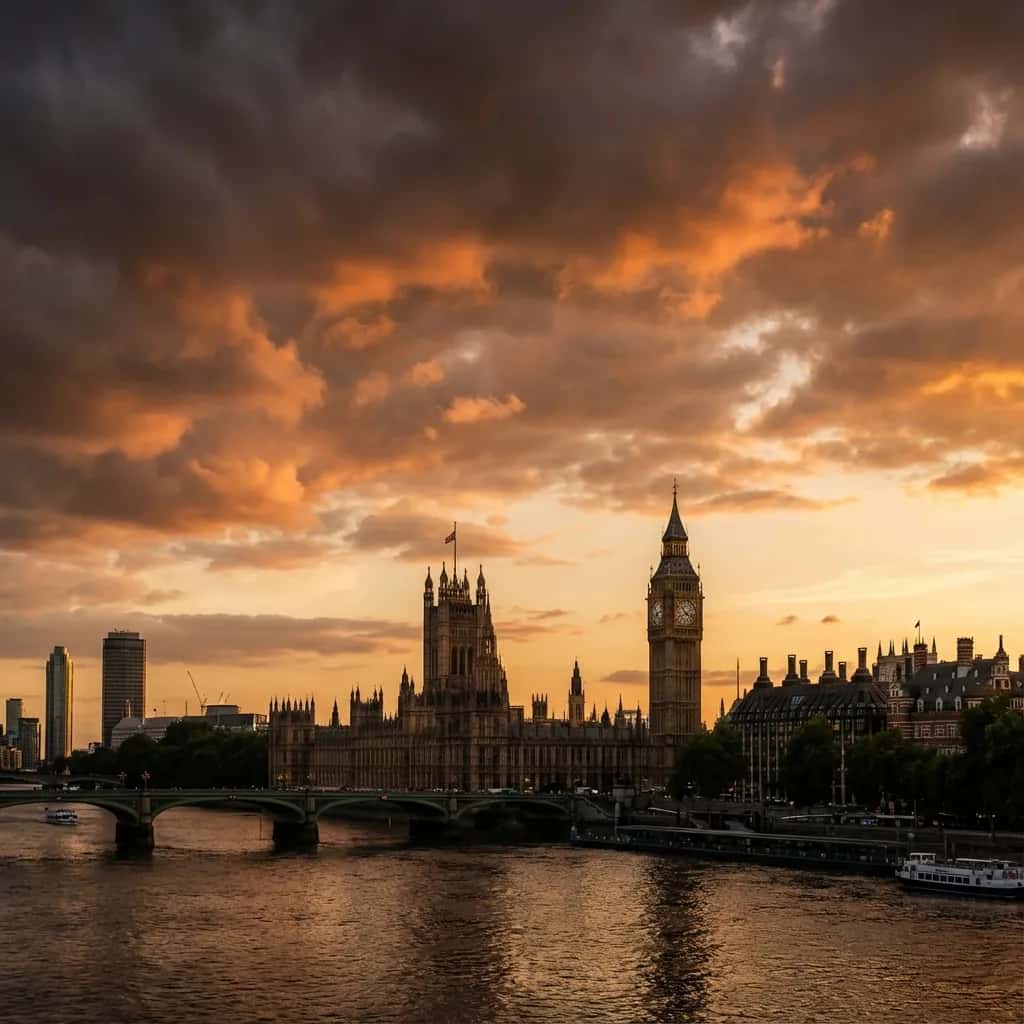 London street view during November