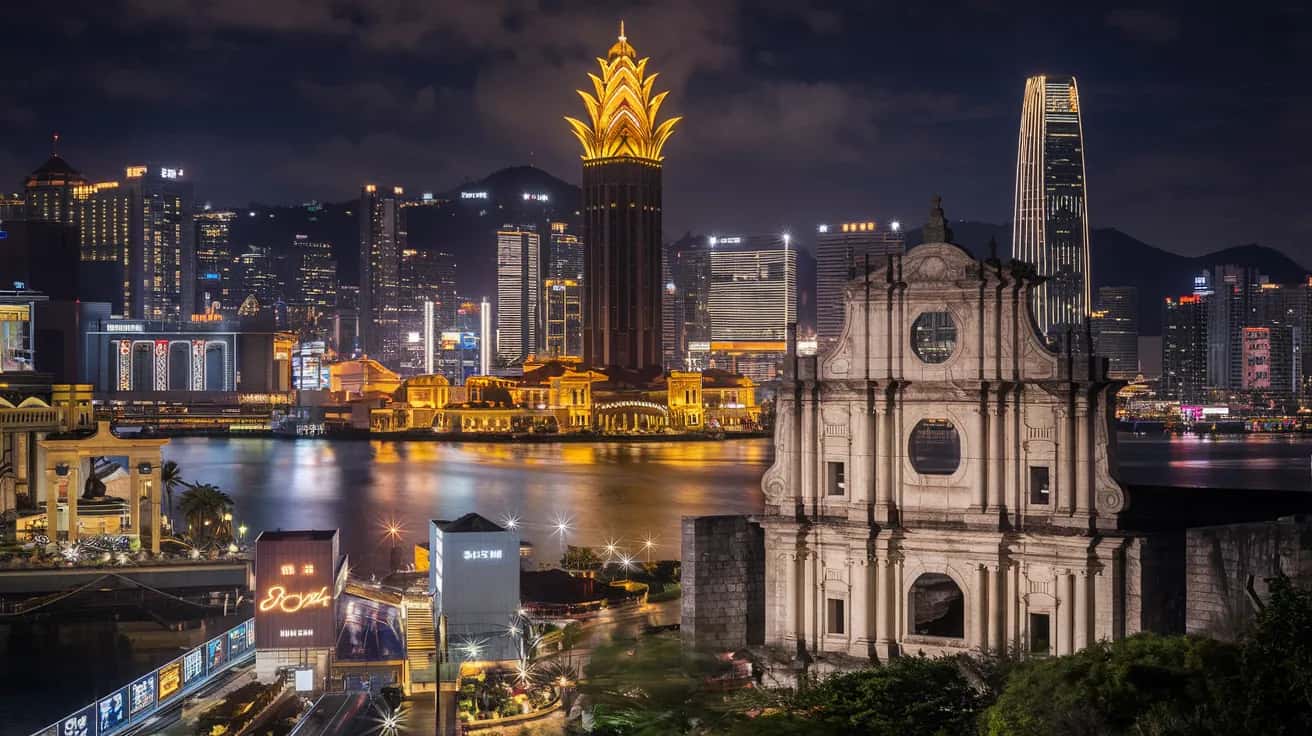 Macau street view during November