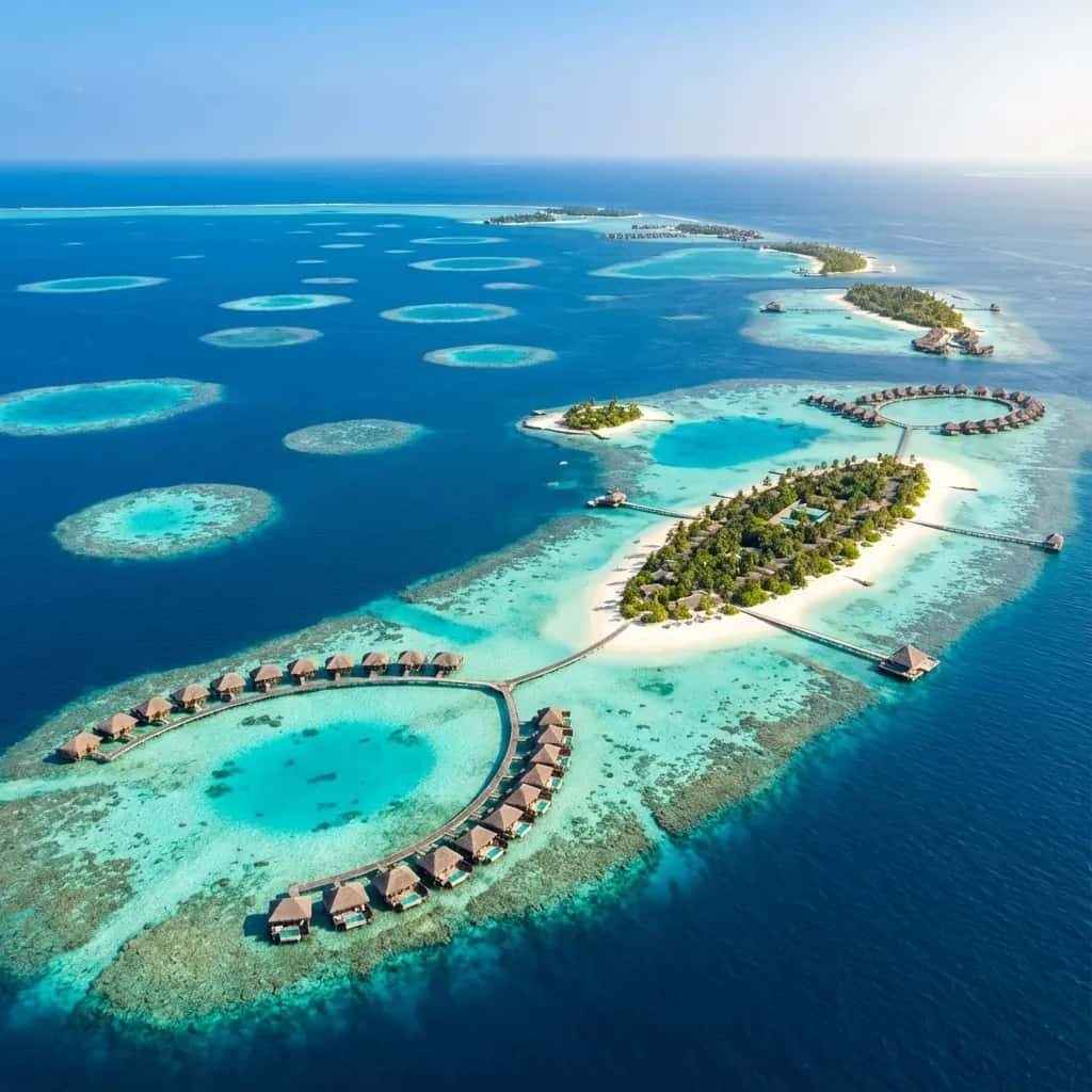 Malé street view during October