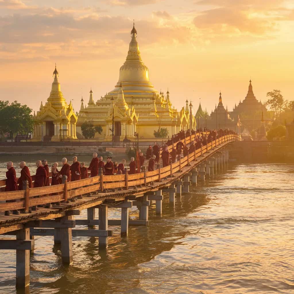 Mandalay weather and climate - scenic view of Mandalay, Myanmar
