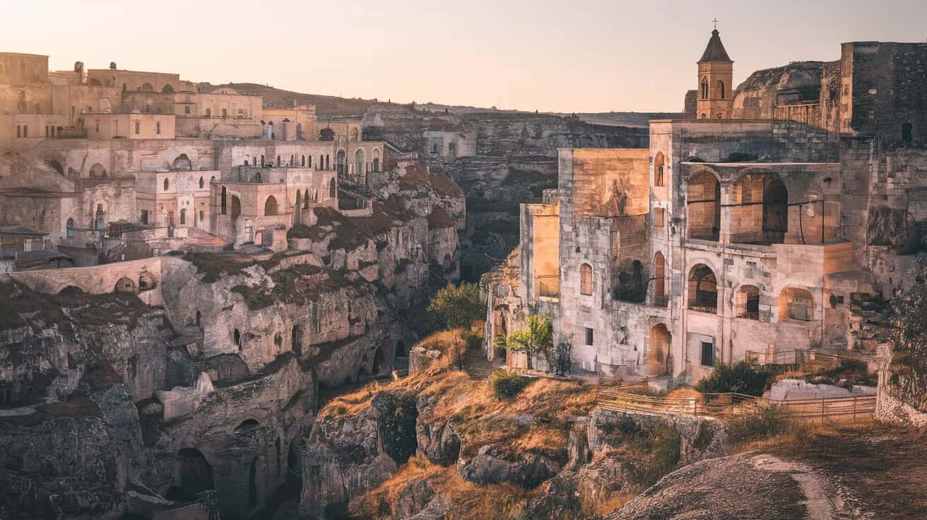 Matera weather and climate - scenic view of Matera, Italy
