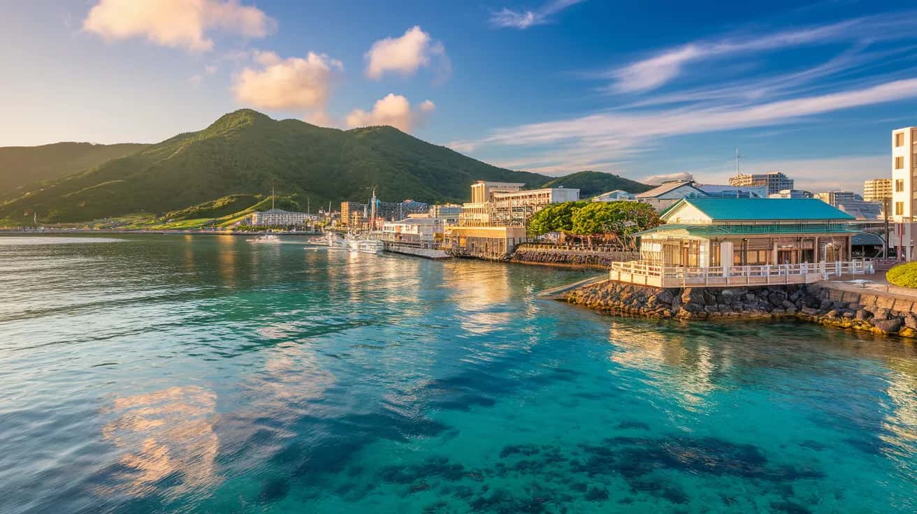 Okinawa City weather and climate - scenic view of Okinawa City, Japan