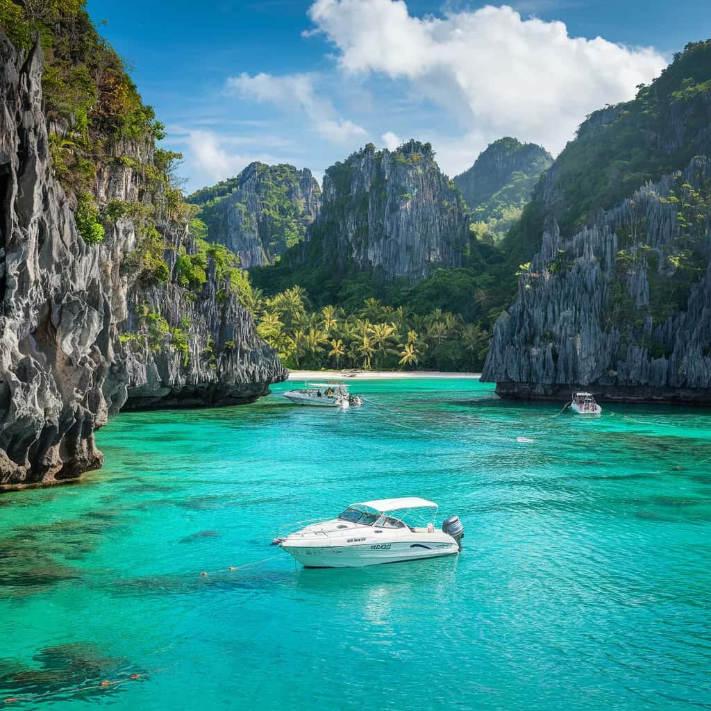 Palawan street view during April