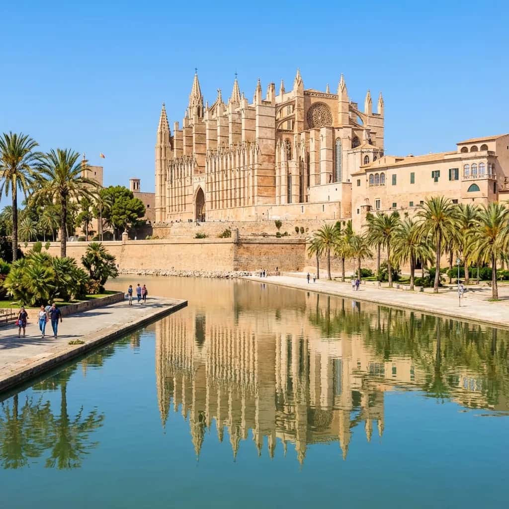 Palma de Mallorca weather and climate - scenic view of Palma de Mallorca, Spain