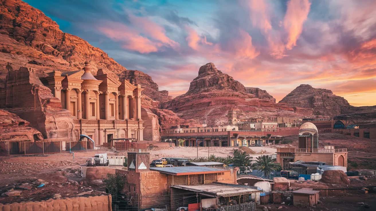 Wadi Musa weather and climate - scenic view of Wadi Musa, Jordan