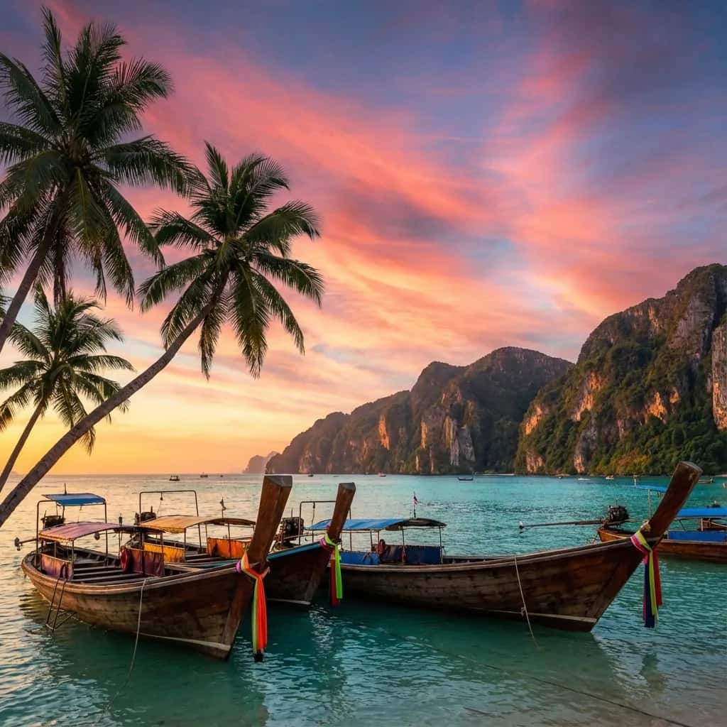 Phuket street view during June