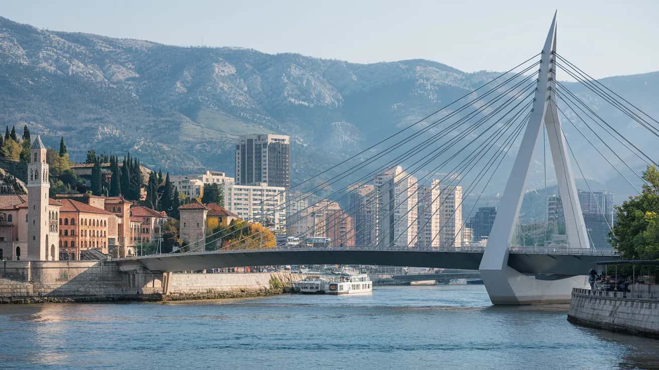 Podgorica weather and climate - scenic view of Podgorica, Montenegro