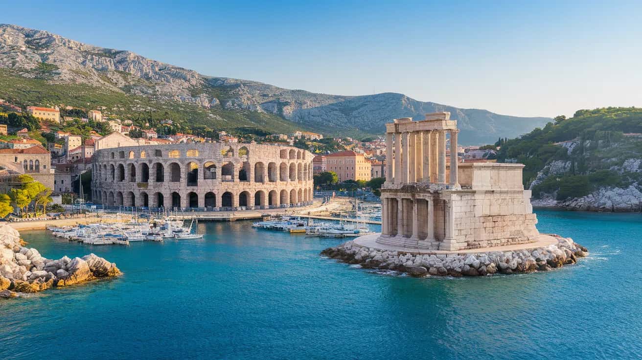 Pula weather and climate - scenic view of Pula, Croatia