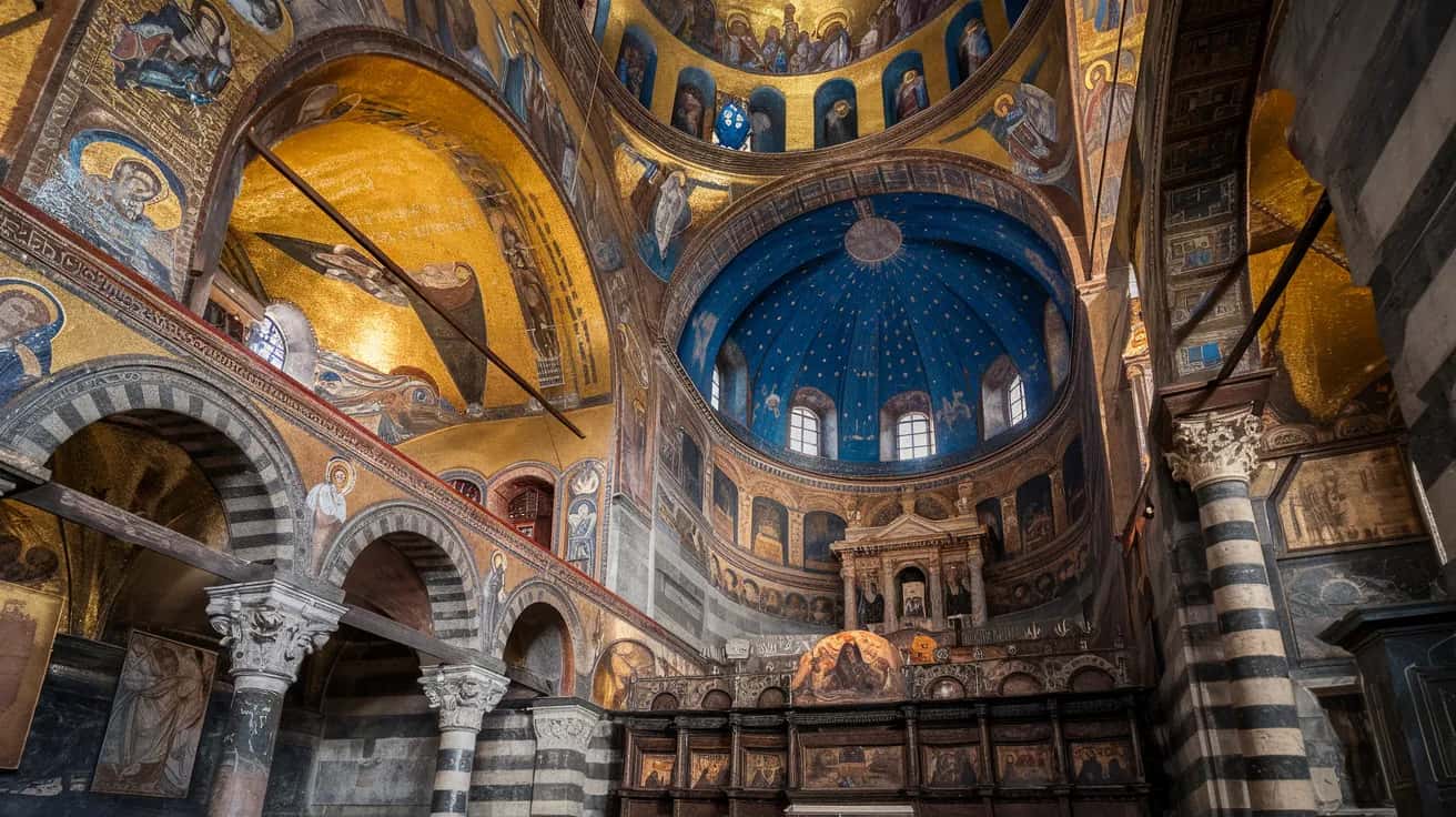 Ravenna street view during August