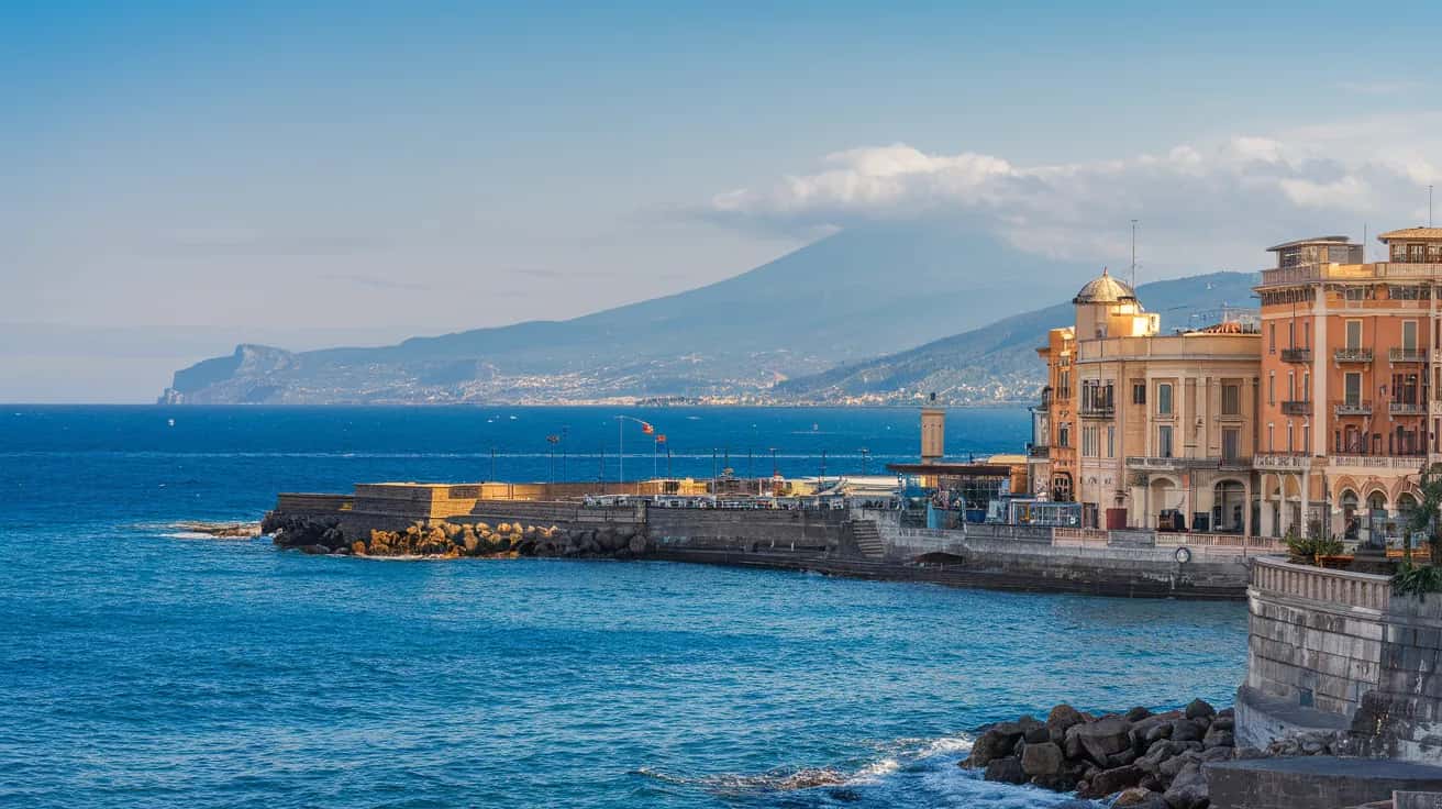 Reggio Calabria street view during October