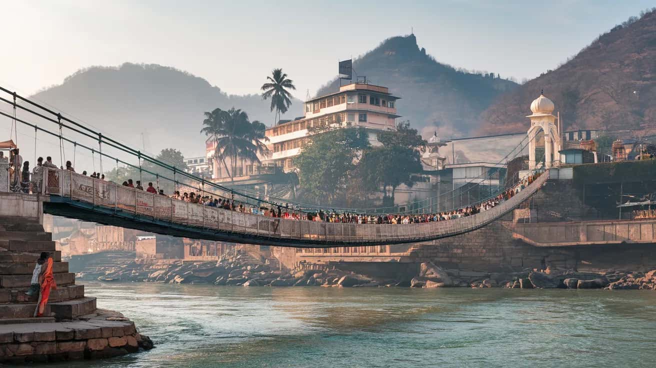 Rishikesh weather and climate - scenic view of Rishikesh, India